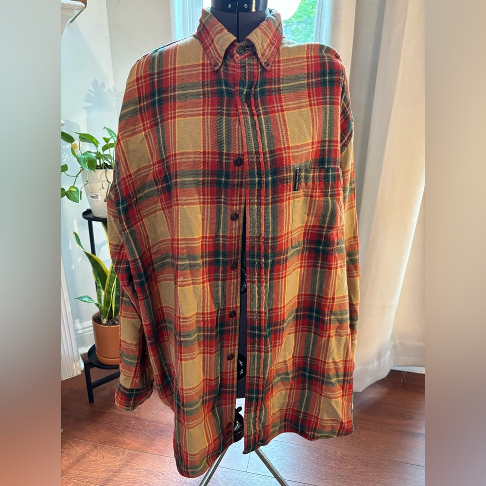 Vintage Abercrombie & Fitch Big Shirt Plaid
Casual Button Down Shirt XL